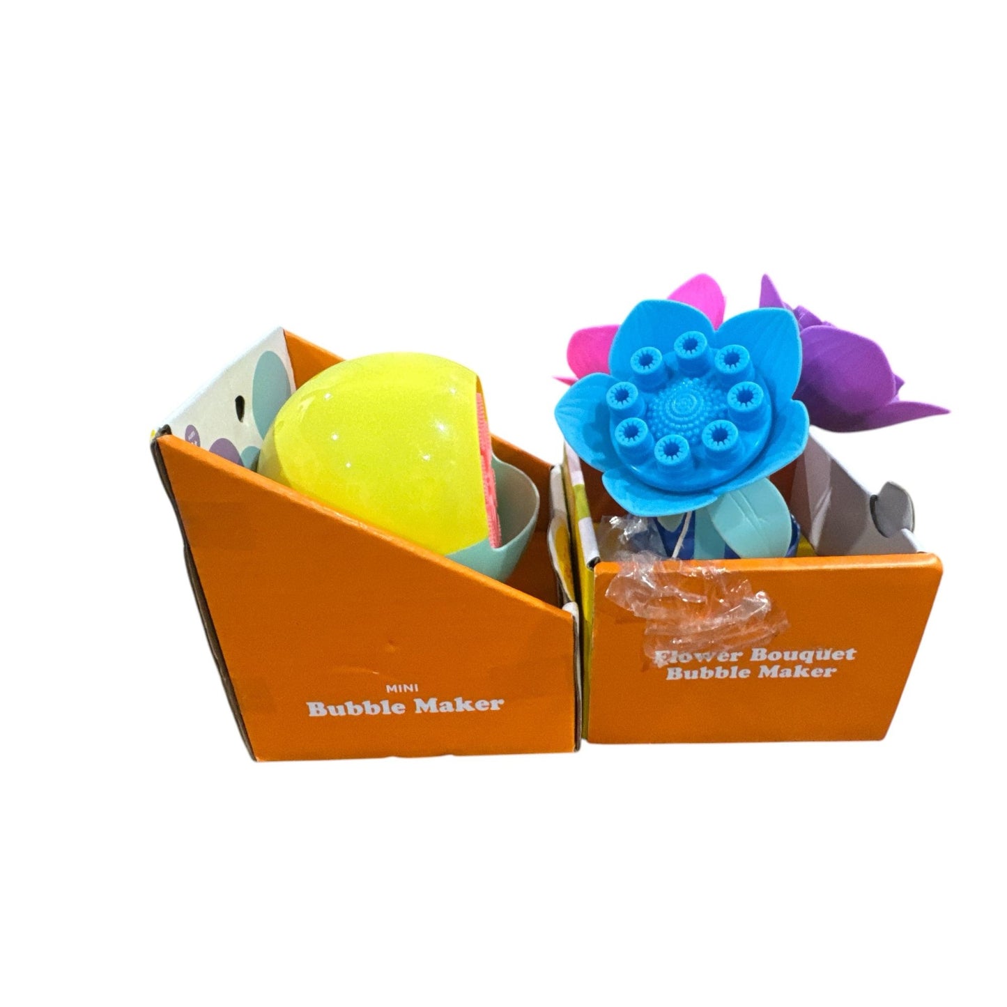 Sun Squad Mini & Flower Bouquet Bubble Makers 2 Oz Kids Outdoor Fun Set