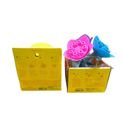 Sun Squad Mini & Flower Bouquet Bubble Makers 2 Oz Kids Outdoor Fun Set