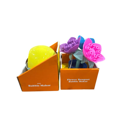 Sun Squad Mini & Flower Bouquet Bubble Makers 2 Oz Kids Outdoor Fun Set