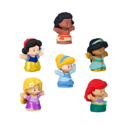 Disney Princess Little People Figurine Set by Fisher-Price, featuring 6 Characters