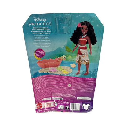 Disney Princess Ocean Friends Moana Doll With Accessories & Moldable Sand Set For Kids Ages 3+