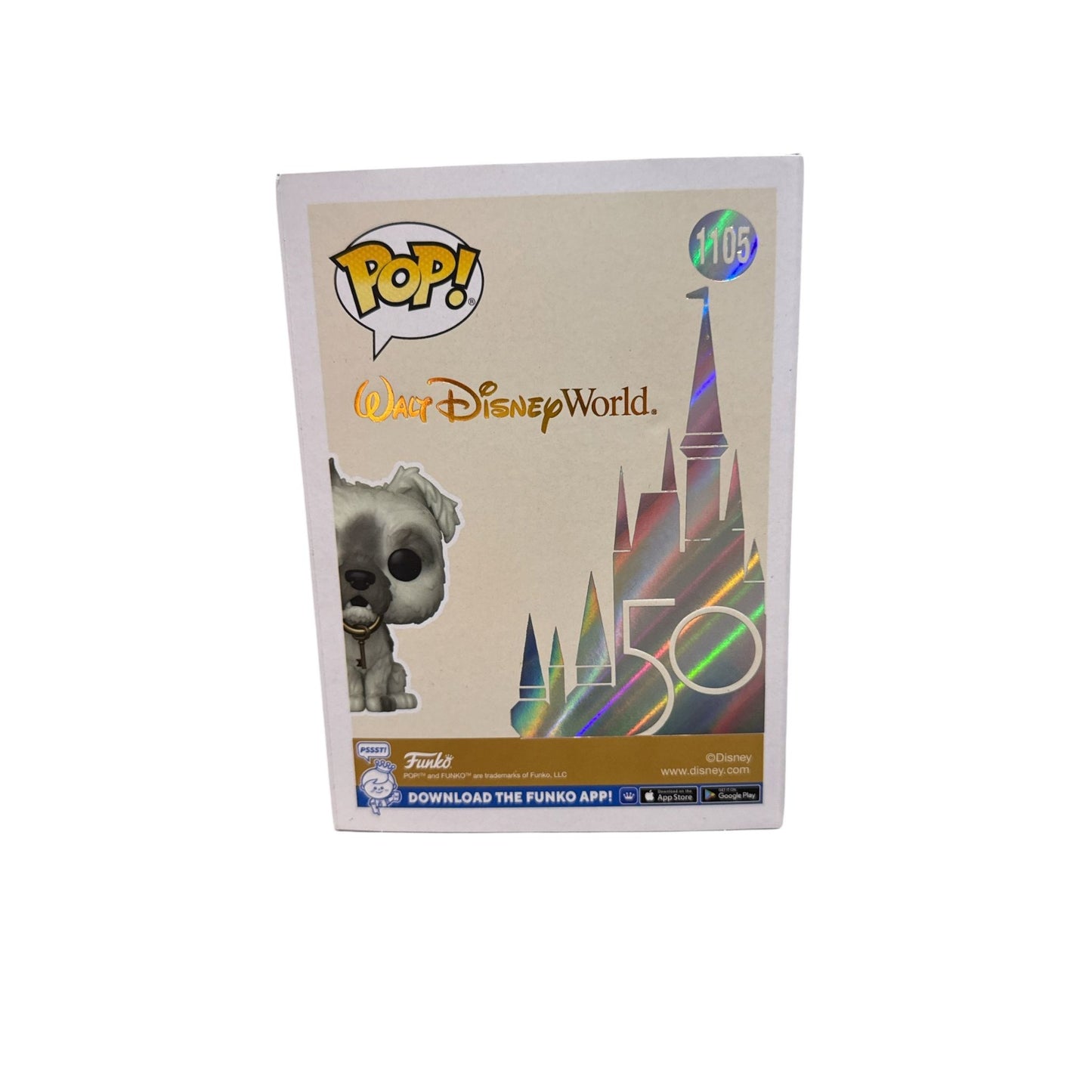 Funko BoxLunch Exclusive Pirates Of The Caribbean Dog Flocked Vinyl Figure #1105 Disney 50th Anniversary