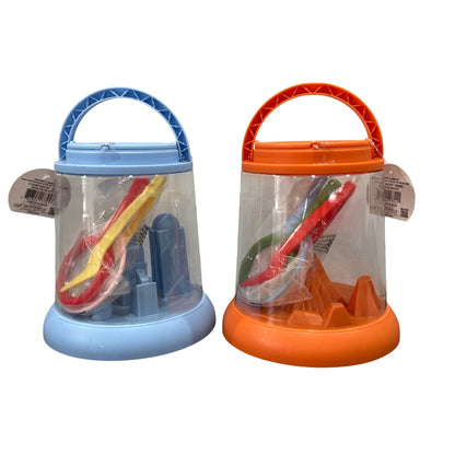 (Set of 2)5-Count Bug Kit With Magnifying Tools & Tweezers In Orange & Blue Carry Cases For Kids Age 3+