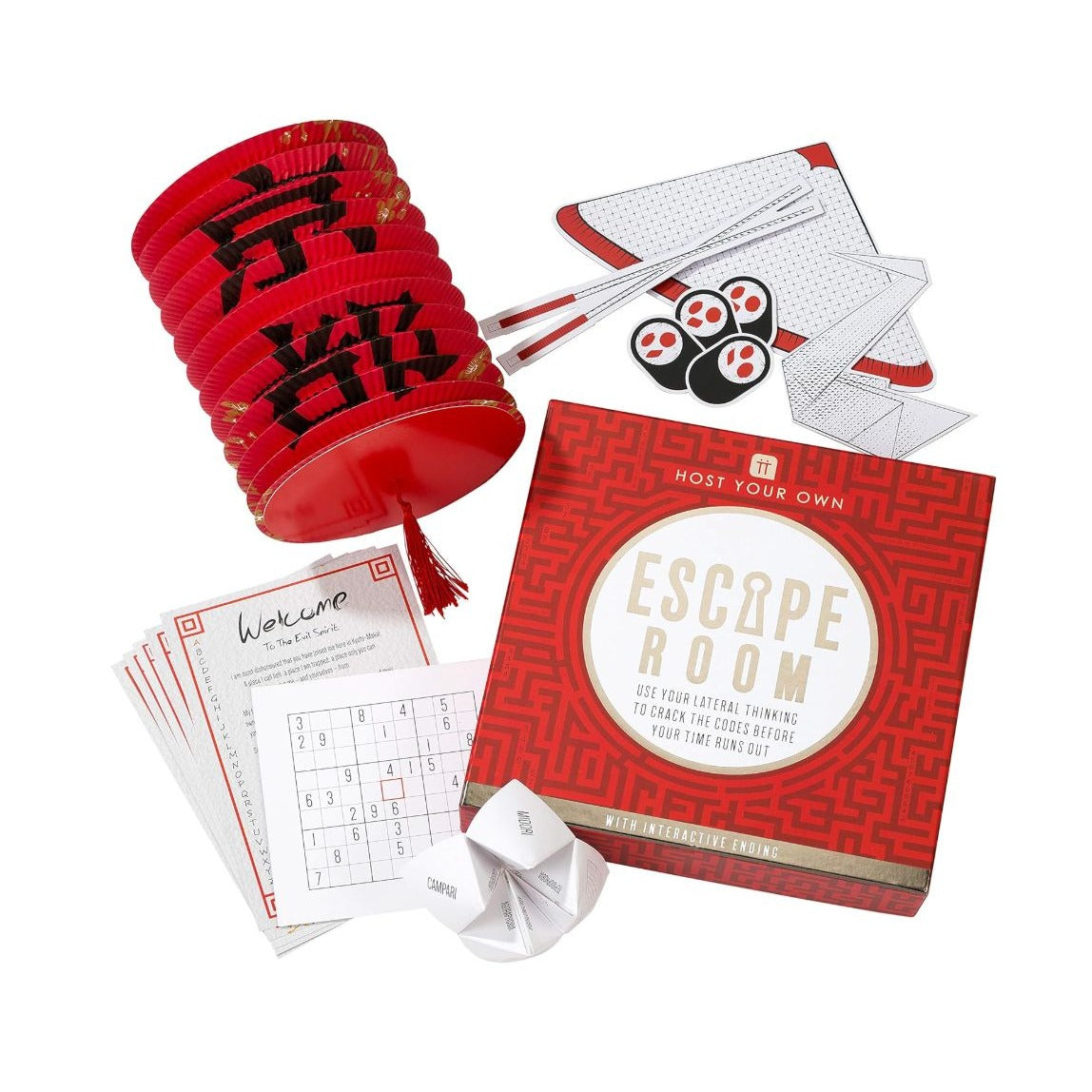 Host Your Own Escape Room Game - Use Lateral Thinking To Crack Codes With Interactive Ending