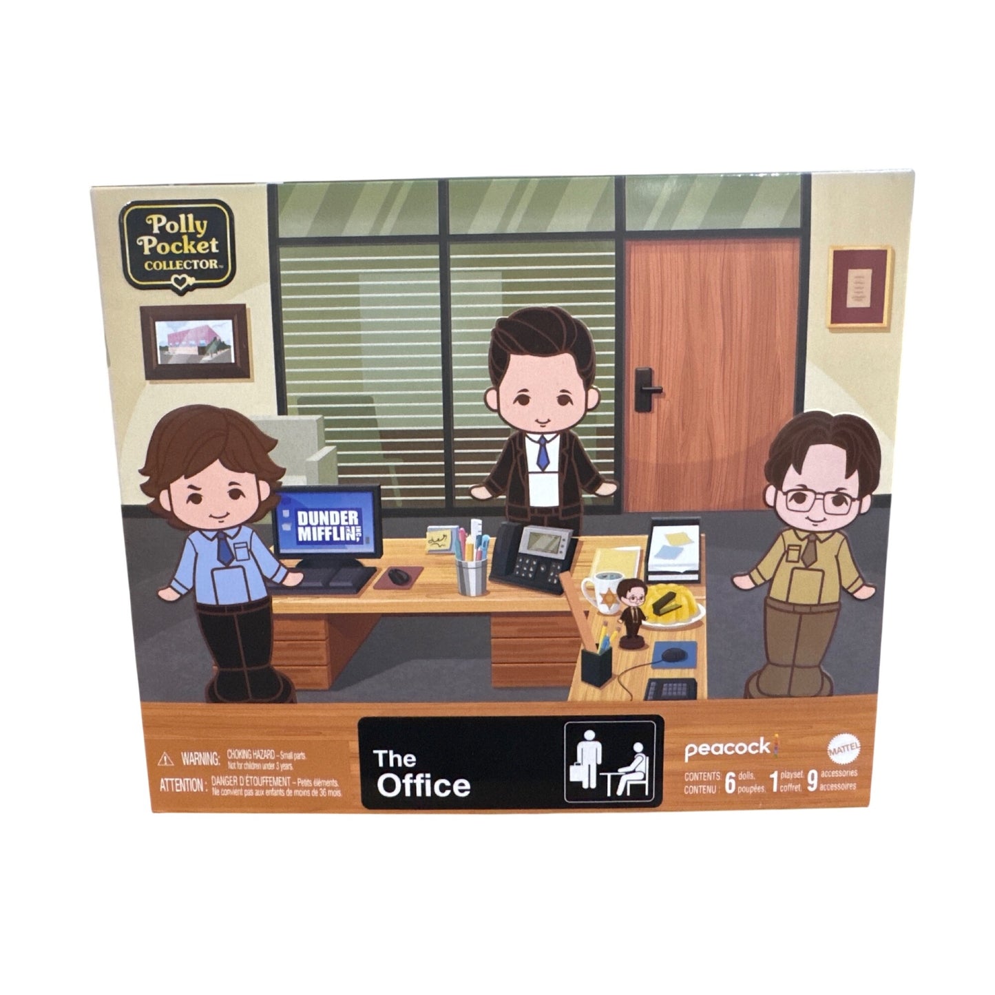 Polly Pocket Collector The Office Set With 6 Dolls Playset & Accessories