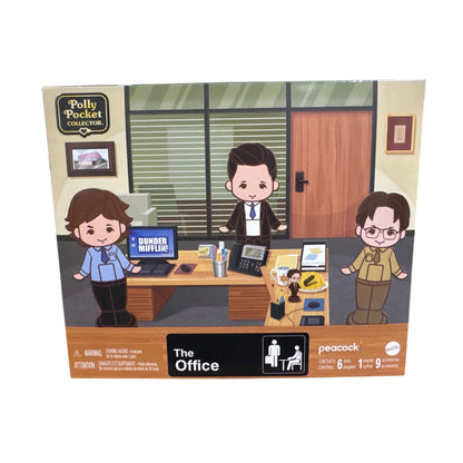 Polly Pocket Collector The Office Set With 6 Dolls Playset & Accessories