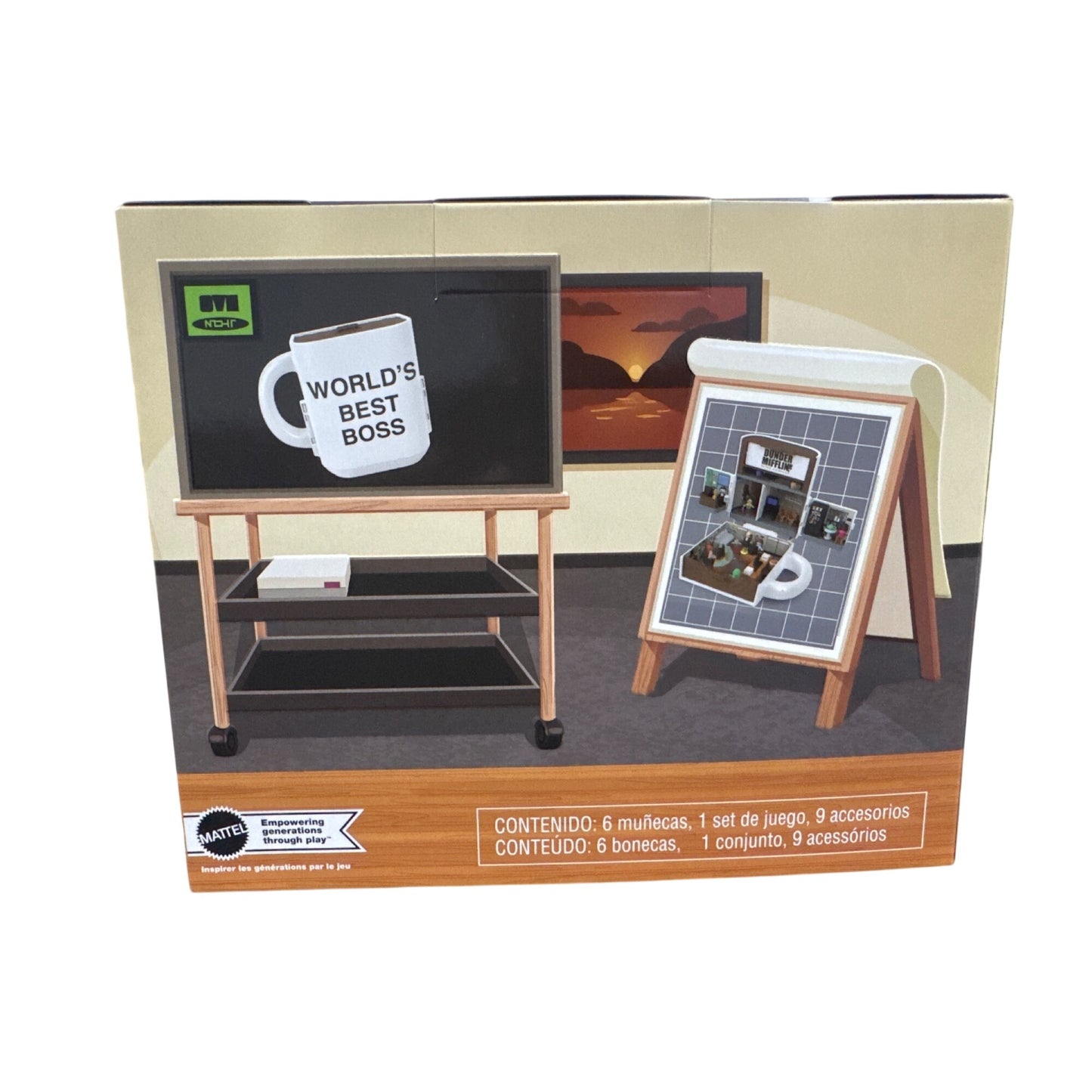 Polly Pocket Collector The Office Set With 6 Dolls Playset & Accessories