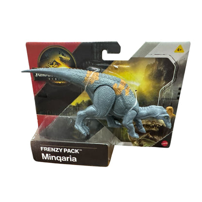 Jurassic World Frenzy Pack Minqaria Dinosaur Figure Mattel Collectible Toy 4+