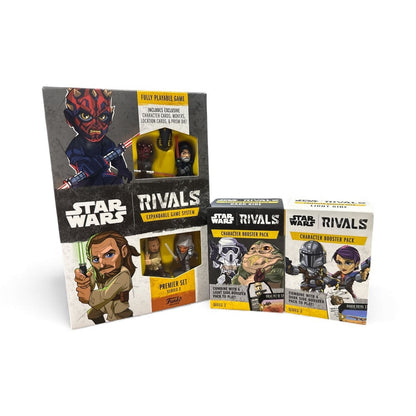 Funko Games Star Wars Rivals S2 Premier Set & Dark/Light Character Booster Pack (Bundle)