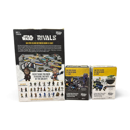Funko Games Star Wars Rivals S2 Premier Set & Dark/Light Character Booster Pack (Bundle)