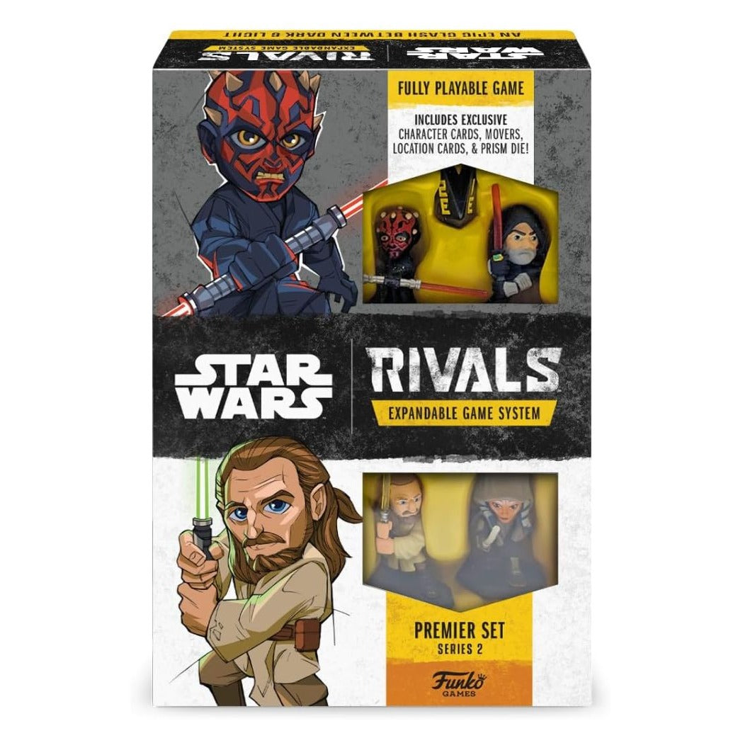 Funko Games Star Wars Rivals S2 Premier Set & Dark/Light Character Booster Pack (Bundle)