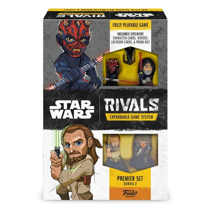 Funko Games Star Wars Rivals S2 Premier Set & Dark/Light Character Booster Pack (Bundle)