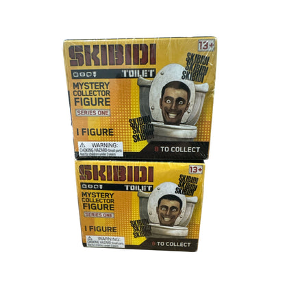 Skibidi Toilet Mystery Collector Figure Series One Set Of 2 13+ Age 1 Figure Per Box 8 Characters To Collect