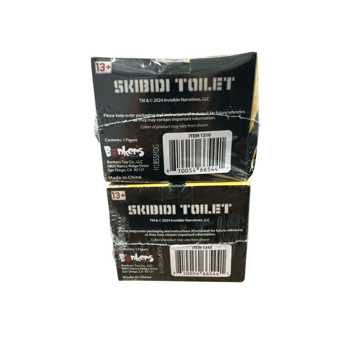 Skibidi Toilet Mystery Collector Figure Series One Set Of 2 13+ Age 1 Figure Per Box 8 Characters To Collect