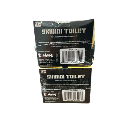 Skibidi Toilet Mystery Collector Figure Series One Set Of 2 13+ Age 1 Figure Per Box 8 Characters To Collect