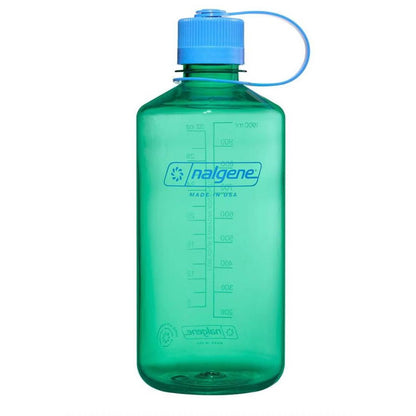 Set of 2 Nalgene Sustain 32 Oz Wide Mouth Water Bottles Pastel Green/Marmalade BPA-Free Durable USA Made
