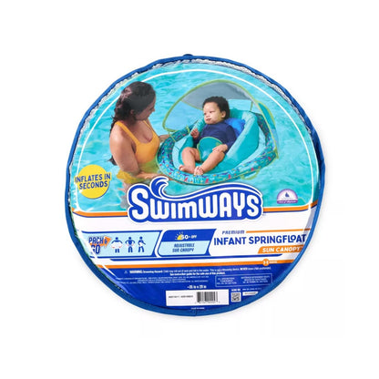 Swimways Infant Baby Spring Float - Green: Water Floats & Inflatables for Ages 3 Months+