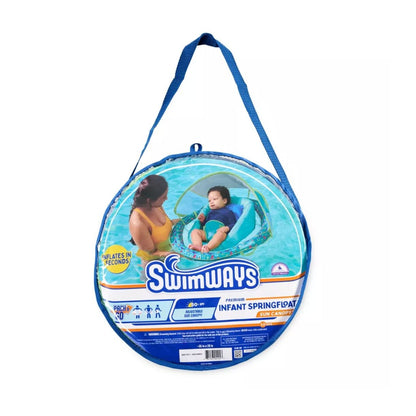 Swimways Infant Baby Spring Float - Green: Water Floats & Inflatables for Ages 3 Months+