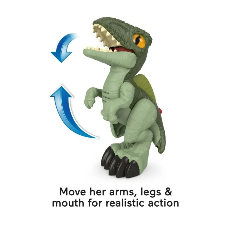 Fisher-Price Imaginext XL Deluxe Growlin Dinosaur Jurassic World Dominion Ages 3-8
