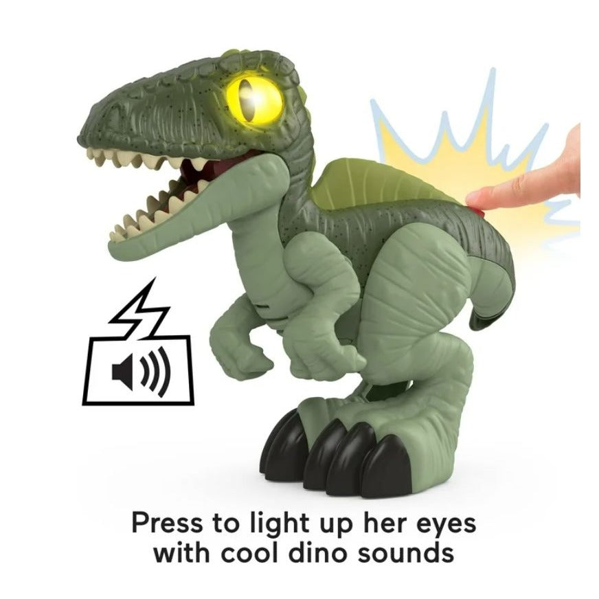 Fisher-Price Imaginext XL Deluxe Growlin Dinosaur Jurassic World Dominion Ages 3-8