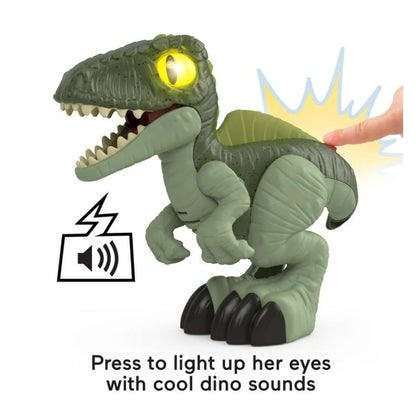 Fisher-Price Imaginext XL Deluxe Growlin Dinosaur Jurassic World Dominion Ages 3-8