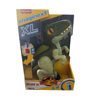 Fisher-Price Imaginext XL Deluxe Growlin Dinosaur Jurassic World Dominion Ages 3-8