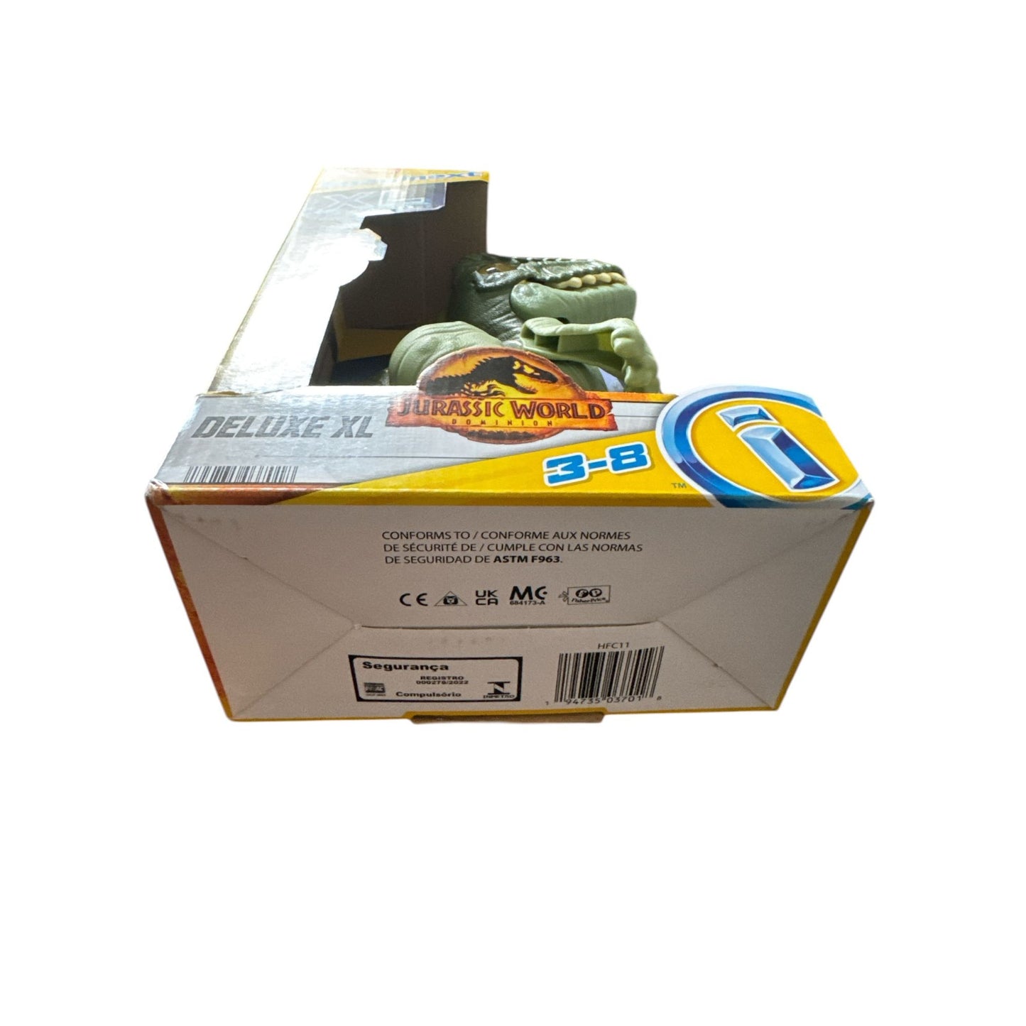 Fisher-Price Imaginext XL Deluxe Growlin Dinosaur Jurassic World Dominion Ages 3-8