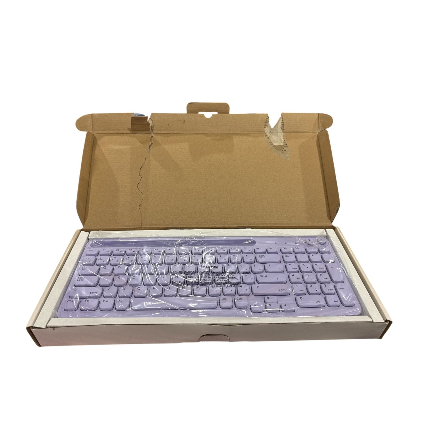 Lavender Desk Bundle: Wireless Keyboard, Headphones, Mouse Pad, Keychain, Charging Cable, Wall Charger & Headphone Stand