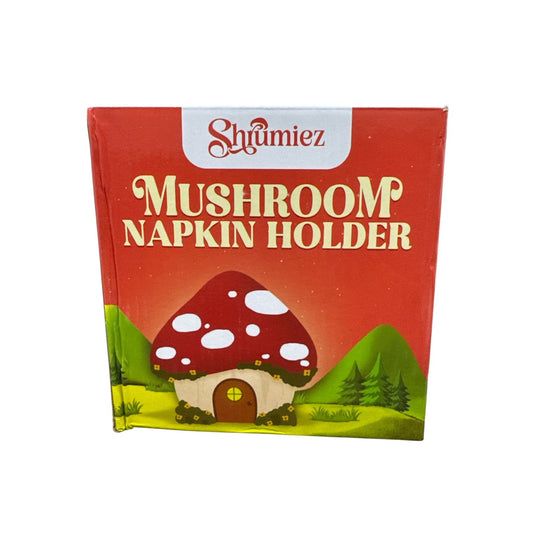Shumiez Mushroom Napkin Holder Decorative Weighted Compact Design