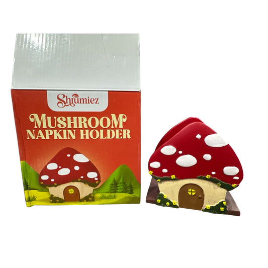 Shumiez Mushroom Napkin Holder Decorative Weighted Compact Design