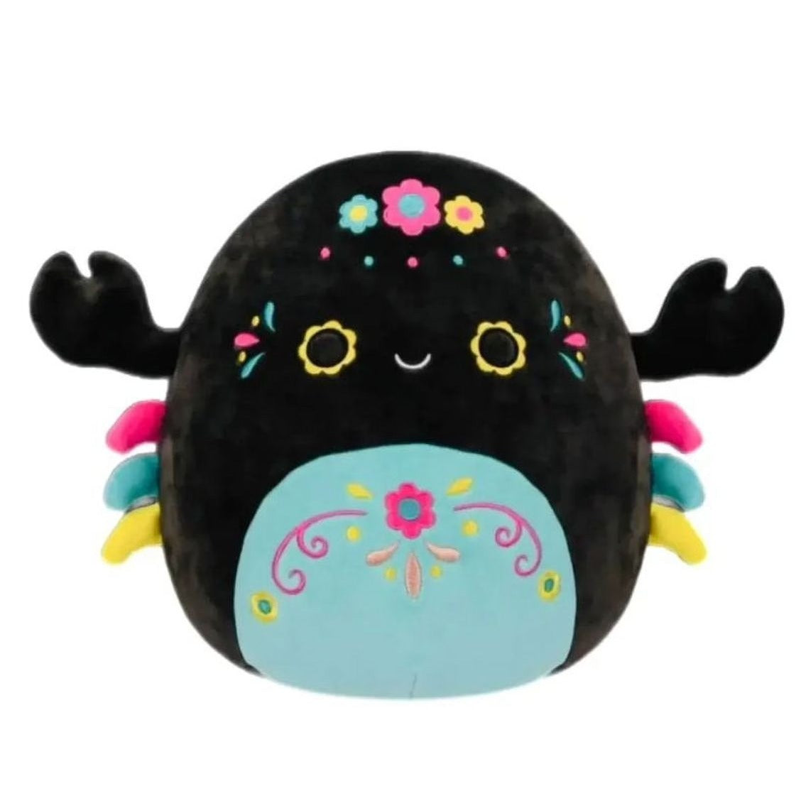 Squishmallows 8" Frieda The Rainbow Crab Plush Toy With Floral Embroidery