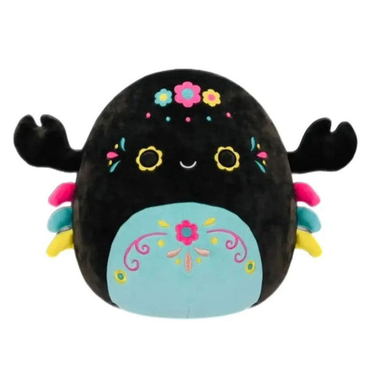 Squishmallows 8" Frieda The Rainbow Crab Plush Toy With Floral Embroidery
