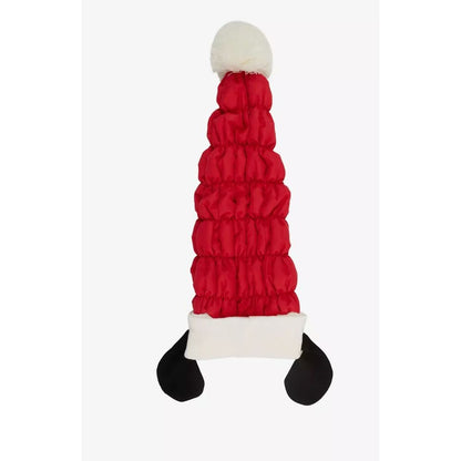 Snoopy Happy Holidays Festive Santa Hat With Pom & Ears - Red & White Plush Christmas Accessory