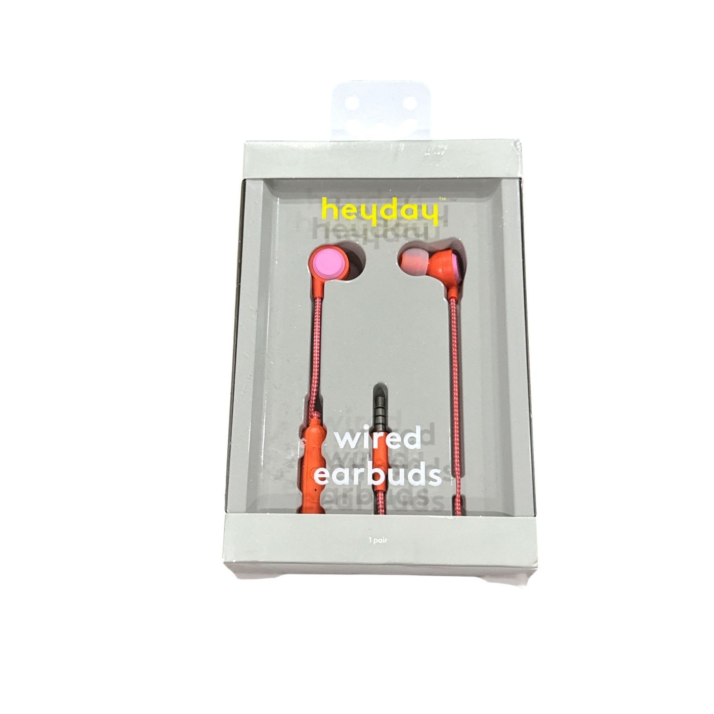 Set of 5 Heyday & Smileyworld Tech Accessories Bundle: Wired Earbuds, USB-C/A Cables, Lightning Cable, Wall Charger, LED & Desk Tray