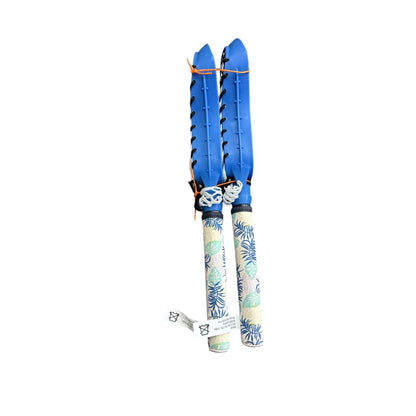 Sun Squad Hydro Lacrosse Tropical Print Blue & White