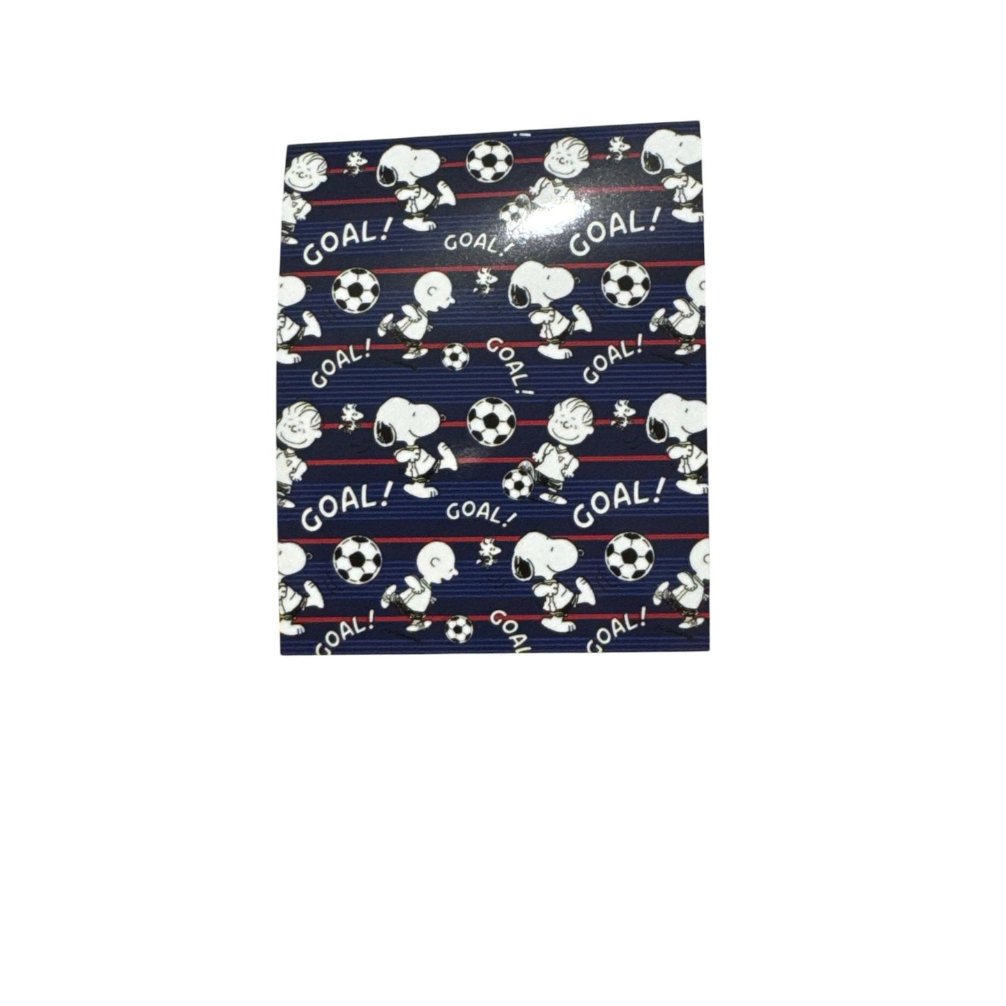 Peanuts Snoopy Soccer Silk Touch Throw Blanket 40" X 50" Blue Red Stripes Goal Design