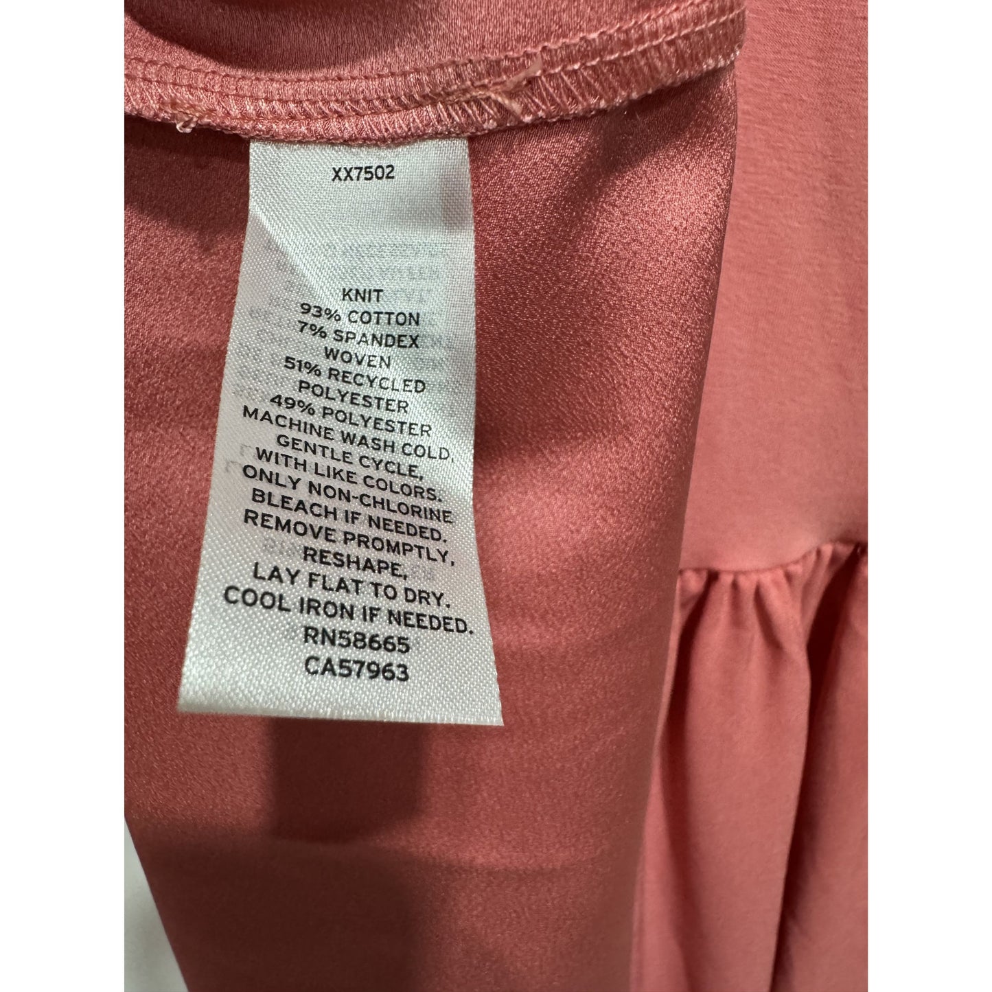 Nordstrom Women's Sleeveless Pink Maxi Dress XS Tiered Ruffle Cotton Blend