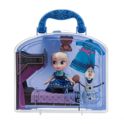 Disney Animators Collection Mini Elsa Playset With Olaf & Accessories