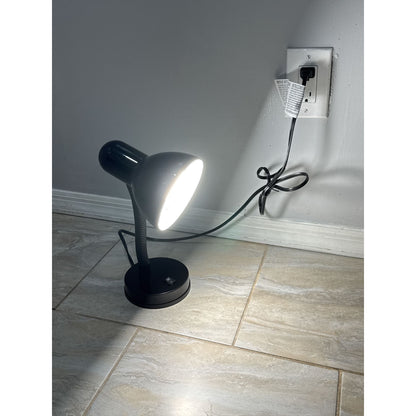 Set of 6 Simple Designs Black Desk Lamp & Tech Accessory Bundle