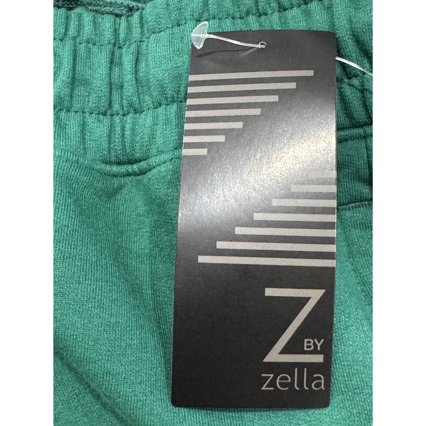 Z By Zella Mens Green Cotton-Blend Drawstring Shorts L