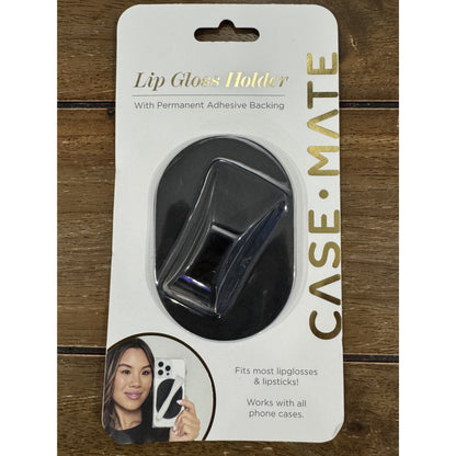 Case-Mate Lip Gloss Holder With Adhesive Backing Fits Most Lipsticks & Glosses Works With All Phone Cases