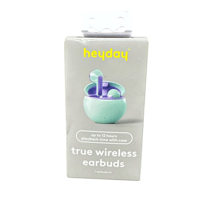 Heyday Tech Accessory Bundle - Wired Headphones, Wireless Keyboard, Earbuds & More - Teal & Purple Colors 10pcs