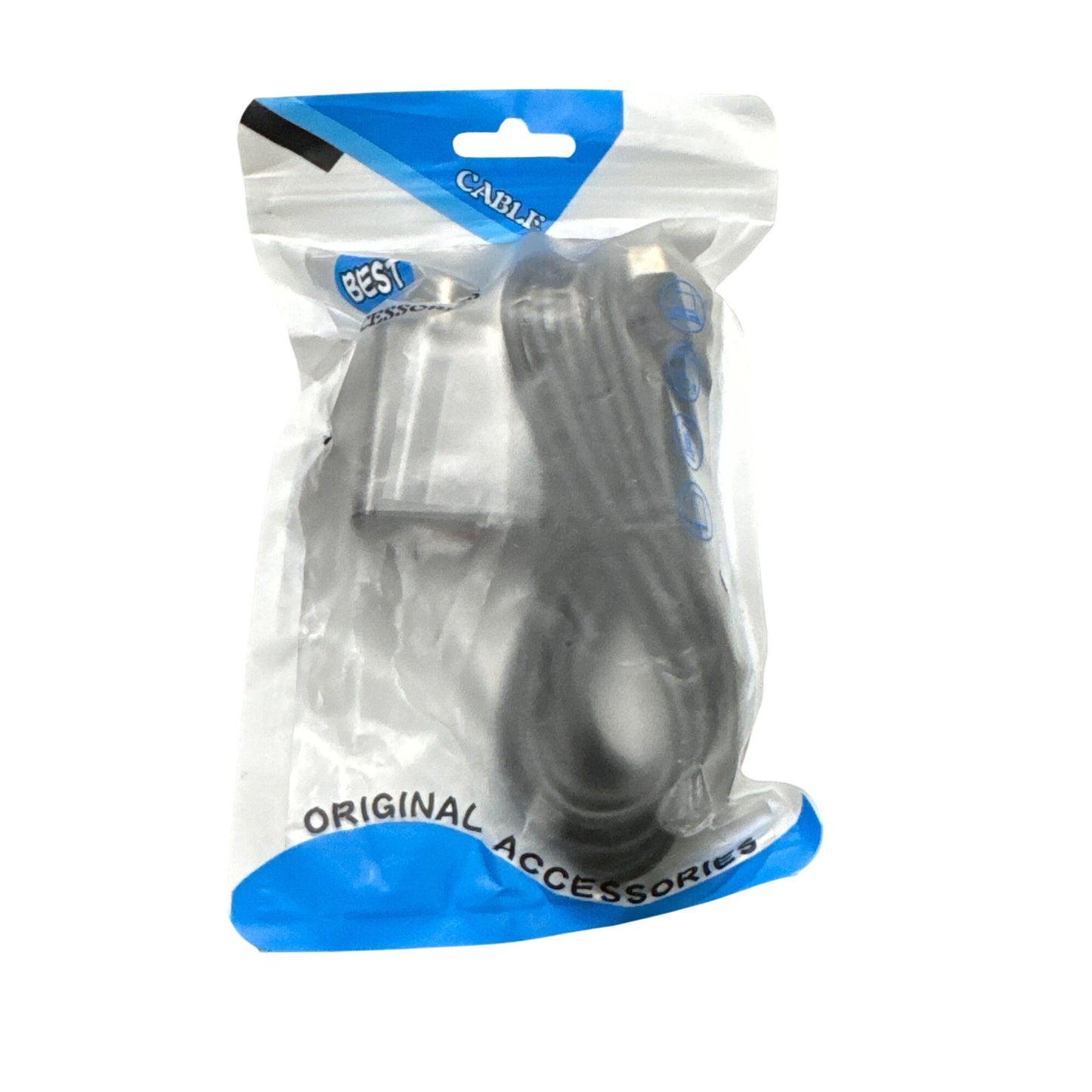 USB-C Charger Adapter With 10FT Cable QC 3.0 Fast Charging USB-A to USB-C Ports Travel-Friendly Black Design