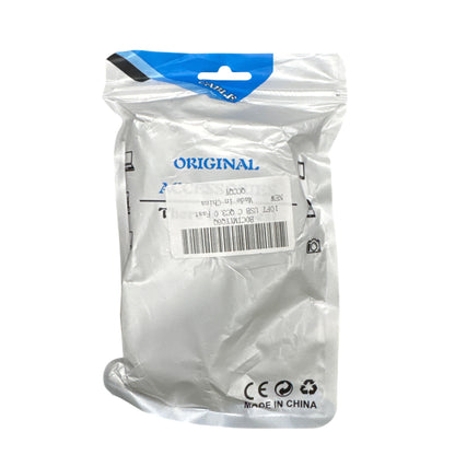 USB-C Charger Adapter With 10FT Cable QC 3.0 Fast Charging USB-A to USB-C Ports Travel-Friendly Black Design