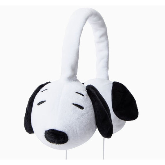Peanuts Snoopy Plush Wired Headphones Adjustable Headband Lightweight Design Ages 6+ Compatible With 3.5mm Jack Devices