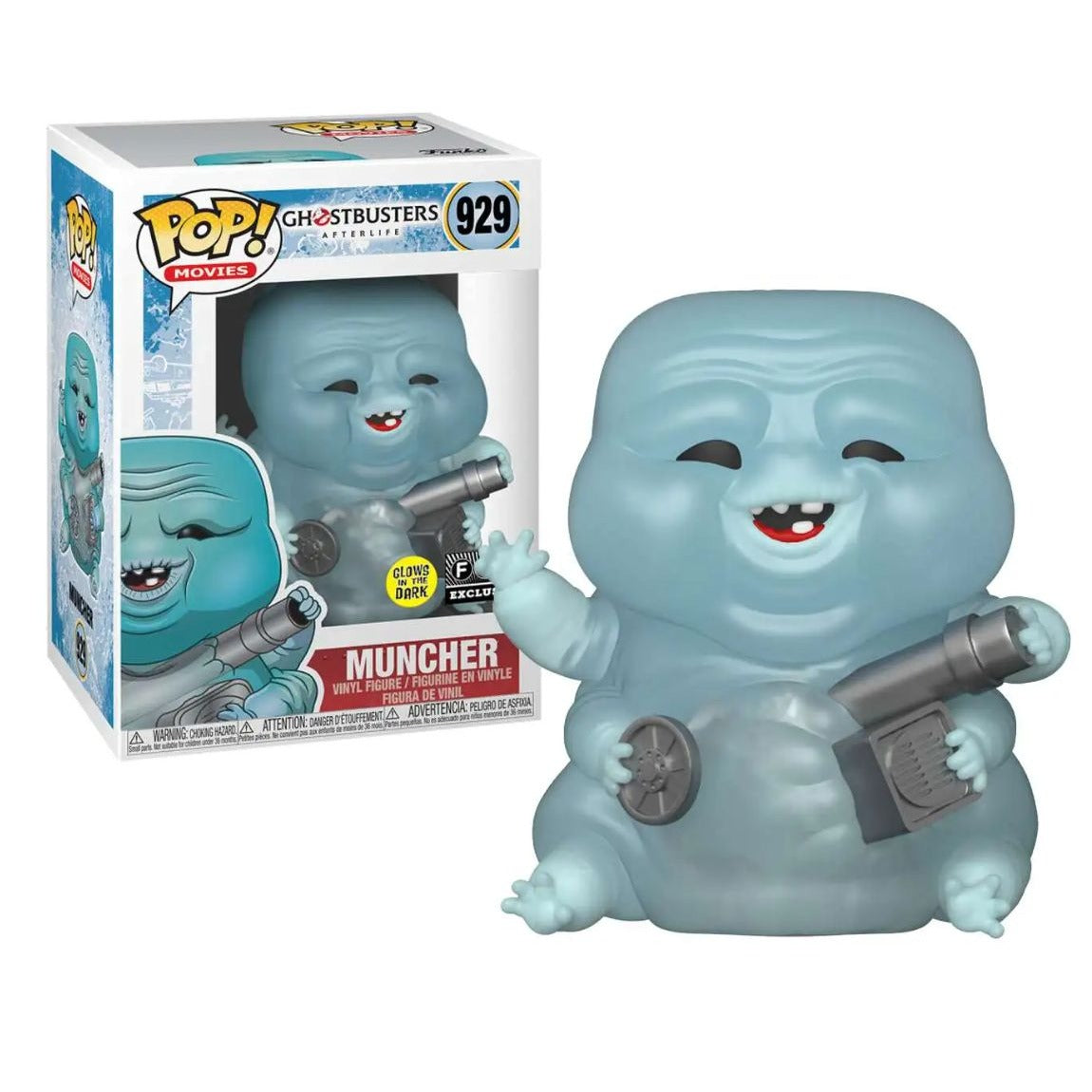 Funko Pop Movies Ghostbusters Afterlife Muncher #929 FYE Exclusive Glow-In-The-Dark Vinyl Figure