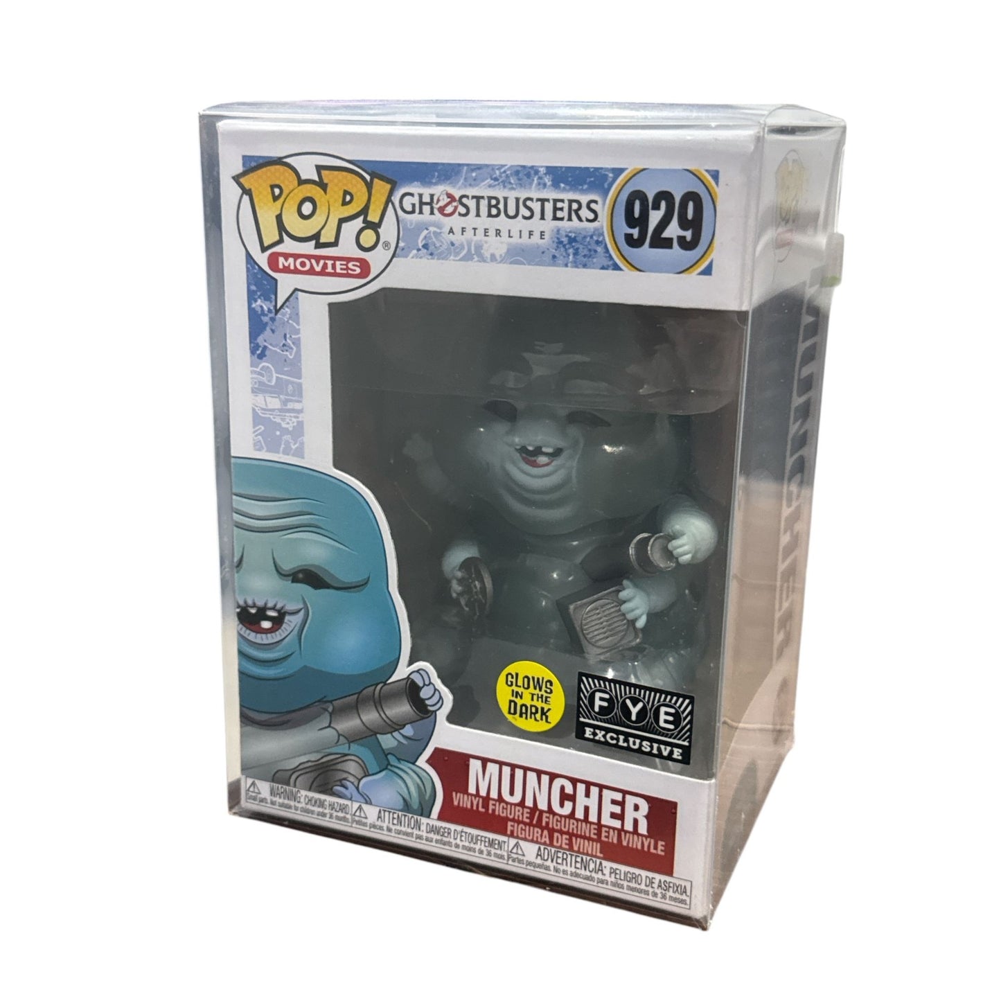Funko Pop Movies Ghostbusters Afterlife Muncher #929 FYE Exclusive Glow-In-The-Dark Vinyl Figure