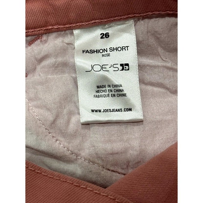 JOE'S Women's Rose Fashion High Waist Vintage Easy Shorts 26