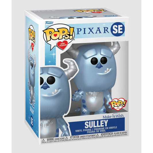 Funko Pop Pixar SE Sulley Vinyl Figure Make-A-Wish Special Edition