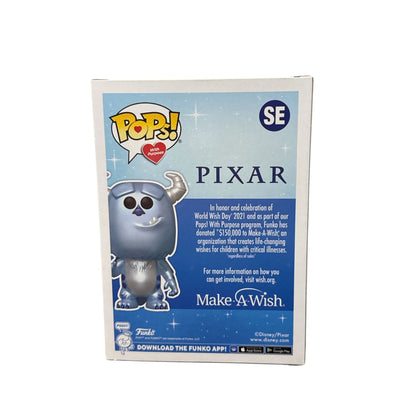 Funko Pop Pixar SE Sulley Vinyl Figure Make-A-Wish Special Edition